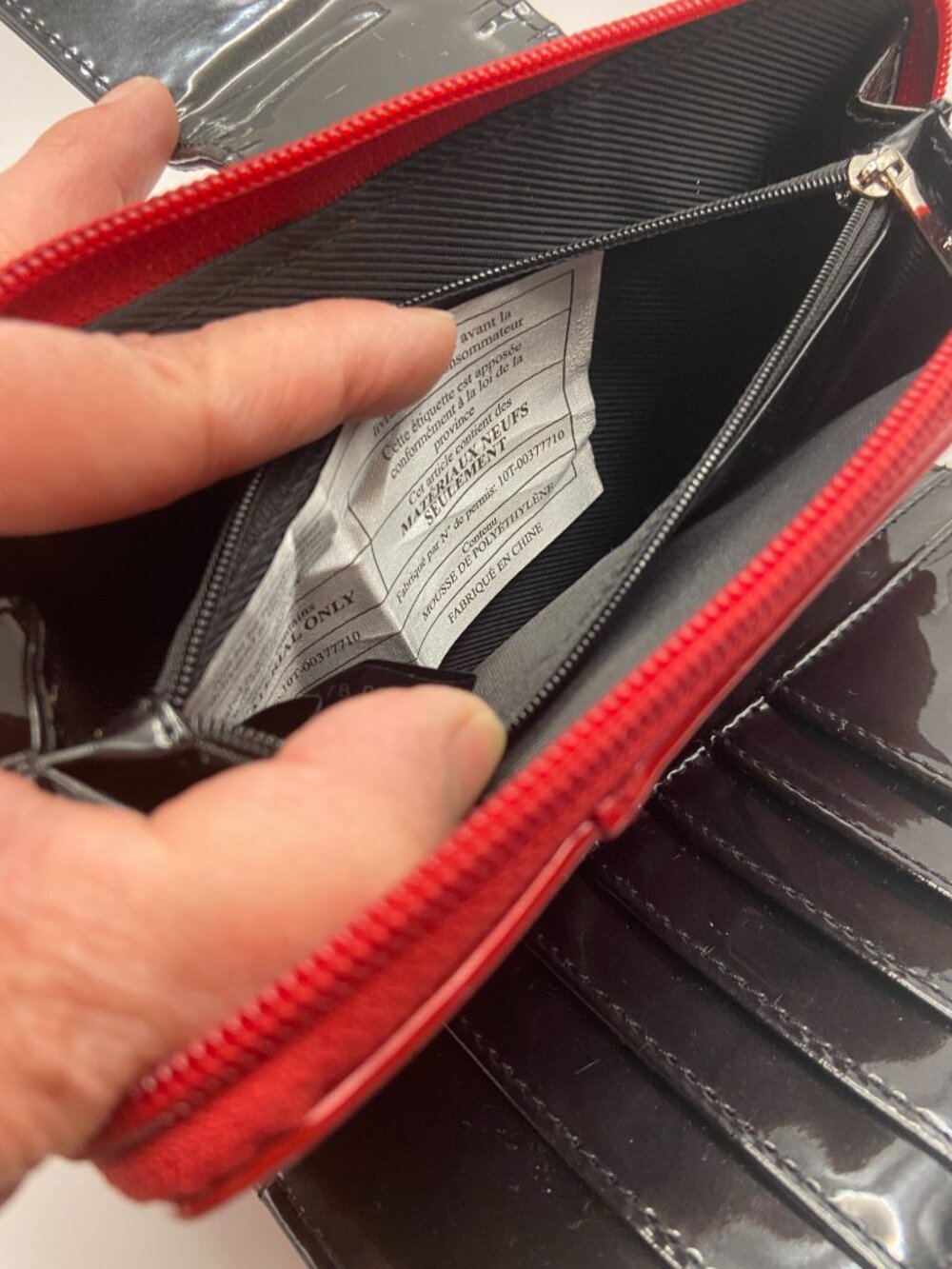 Disney Parks Loungefly Wallet Mickey and Minnie Red & Black Patent Leather 2016 - Picture 9 of 15